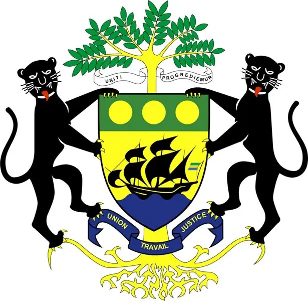 larawan: Coat of arm of Gabon