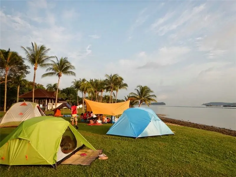 fotoğraf: Singapur'da kamp yapmak